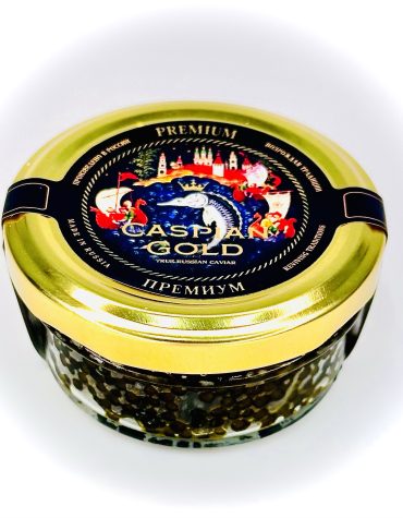 ИКРА ОСЕТРОВАЯ, ЗОЛОТО КАСПИЯ 50гр.